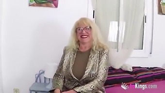 Ultimate busty gilf fina is back with us to enjoy a new young dick